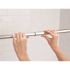 MOEN 72 in. Adjustable Straight Decorative Tension Shower Rod in Chrome