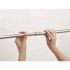 MOEN 72 in. Adjustable Straight Decorative Tension Shower Rod in Brushed Nickel