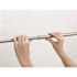 MOEN 72 in. Adjustable Straight Decorative Tension Shower Rod in Brushed Nickel