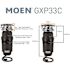 MOEN Lite Series 1/3 HP Continuous Feed Garbage Disposal with Power Cord and Universal Mount