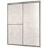CRAFT + MAIN Tides 60 in. W x 70 in. H Sliding Framed Shower Door in Silver Finish with Obscure Glass