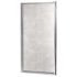 CRAFT + MAIN Tides 33 in. to 35 in. x 65 in. Framed Pivot Shower Door in Silver with Obscure Glass with Handle