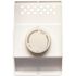 Cadet Manufacturing Single-Pole Electric Baseboard-Mount Thermostat in White