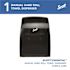 Scott Essential Manual Hard Roll Towel Dispenser, Black, 1 Dispenser / Case