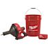 M12 12-V Lithium-Ion Cordless Drain Snake Auger W/ (1) 1.5Ah Battery, 5/16 in. x 25 ft. Cable, Charger, & 5 Gal. Bucket