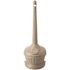 COMMERCIAL ZONE Smoker's Outpost 1.25 Gal. Beige Seated Cigarette Receptacle Outdoor Ashtray