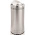 Precision 15 Gal. Stainless Steel Round Imprinted Trash Can with Swivel Lid