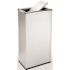 Precision 13.5 Gal. Stainless Steel Rectangular Trash Can with Dome Lid
