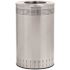 Precision 45 Gal. Stainless Steel Round Imprinted Trash Can with Open Top Lid