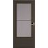 LARSON 36 in. x 81 in. Lifestyle Brown Wood Core Mid-View Storm Door