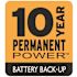 2-In-1 Smoke and Fire Alarm Detector Hardwired 10-Year Sealed Battery Backup Microprocessor Technology