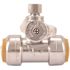 SharkBite 3/4 in. Push-to-Connect x 3/4 in. Push-to-Connect x 1/4 in. Compression Service Stop Tee