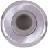 Tell Concave Satin Chrome Wall Bumper