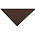 M+A Matting WaterHog Squares Classic Dark Brown 45 in. x 69 in. Universal Cleated Backing Indoor / Outdoor Mat