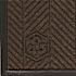 M+A Matting WaterHog Max Herringbone Classic Chestnut Brown 35 in. x 59 in. Universal Cleated Backing Indoor / Outdoor Mat