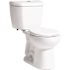 Niagara Stealth 2-Piece 0.8 GPF Single Flush Round Bowl Toilet in White, Seat Included