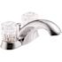 Delta Classic 4 in. Centerset 2-Handle Bathroom Faucet with Metal Drain Assembly in Chrome