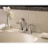 MOEN Eva 4 in. Centerset 2-Handle High-Arc Bathroom Faucet in Brushed Nickel