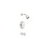 MOEN Chateau 1-Handle Wall Mount Tub and Shower Trim Kit in Chrome Bulk Pack (Valve Not Included)
