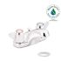 CLEVELAND FAUCET GROUP Cornerstone 4 in. Centerset 2-Handle Bathroom Faucet with Waste in Chrome