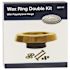 Premier Wax Ring Double Kit with Polyethylene Flange
