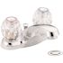 MOEN Chateau 4 in. Centerset 2-Handle Bathroom Faucet with Pop-Up Assembly in Chrome
