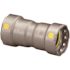 Viega MegaPressG 1-1/2 in. Press Carbon Steel Coupling with Stop (Gas Only)