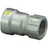 Viega MegaPressG 3/4 in. Press x 3/4 in. FPT Carbon Steel Adapter (Gas Only)