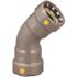 Viega MegaPressG 3/4 in. Press Carbon Steel 45degree  Elbow (Gas Only)