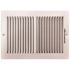 TruAire 12 in. x 8 in. 2-Way Steel Wall/Ceiling Register , White