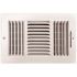 TruAire 10 in. x 6 in. 3-Way Steel Wall/Ceiling Register
