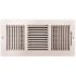 TruAire 14 in. x 6 in. 3-Way Steel Wall/Ceiling Register , White