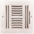TruAire 6 in. x 6 in. 4-Way Steel Wall/Ceiling Register