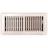 TruAire 4 in. x 10 in. White Floor Register