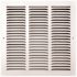 TruAire 14 in. x 14 in. White Stamped Return Air Grille