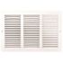 TruAire 16 in. x 10 in. White Stamped Return Air Grille