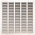 TruAire 20 in. x 20 in. White Stamped Return Air Grille