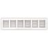 TruAire 30 in. x 6 in. White Stamped Return Air Grille