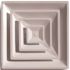 TruAire 2 ft. x 2 ft. T-Bar 3-Cone Step Down Diffuser with 10 in. Collar