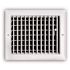 TruAire 10 in. x 8 in. Steel Adjustable 1-Way Wall/Ceiling Register