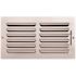 TruAire 12 in. x 6 in. 1 Way Stamped Curved Blade Wall/Ceiling Register