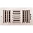 TruAire 12 in. x 6 in. 3 Way Stamped Curved Blade Wall/Ceiling Register