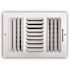 TruAire 12 in. x 8 in. 3-Way Fixed Curved Blade Wall/Ceiling Register