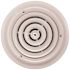 TruAire 6 in. White Round Ceiling Diffuser (Duct Opening Measurement)