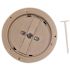 TruAire 6 in. Round Butterfly Diffuser Damper with Installation Ring - Brown