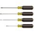Klein Tools 4-Piece Assorted Mini Screwdriver Set-Cushion Grip Handles