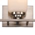Bel Air Lighting Mod Pod 22 in. 3-Light Brushed Nickel Bathroom Vanity Light Fixture with Frosted Glass Cylinder Shades