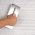 ROBERTS 11 in. x 1/8 in. x 1/16 in. Flat Top V-Notch Pro Flooring Trowel with Wood Handle