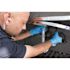 SAS Safety 8 mil Blue Nitrile Gloves Derma-Max Disposable Powder-Free XX-Large (50-Gloves per Box)