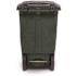 Toter 48 Gal. Greenstone Outdoor Trash Can with Quiet Wheels and Lid